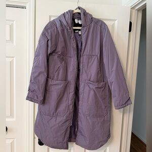 OOF Lavender Puffer Coat